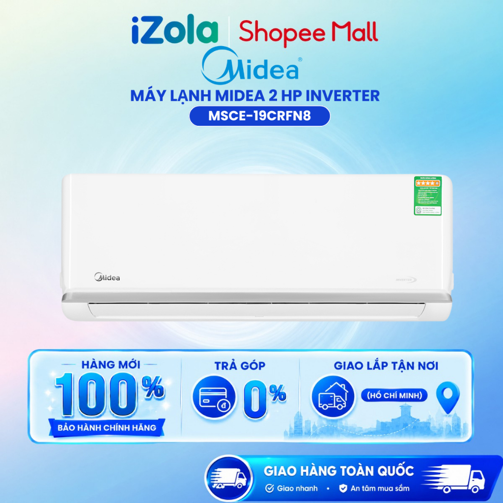 MSCE-19CRFN8 - Máy lạnh Midea Inverter 2 HP MSCE-19CRFN8 - Hàng chính hãng