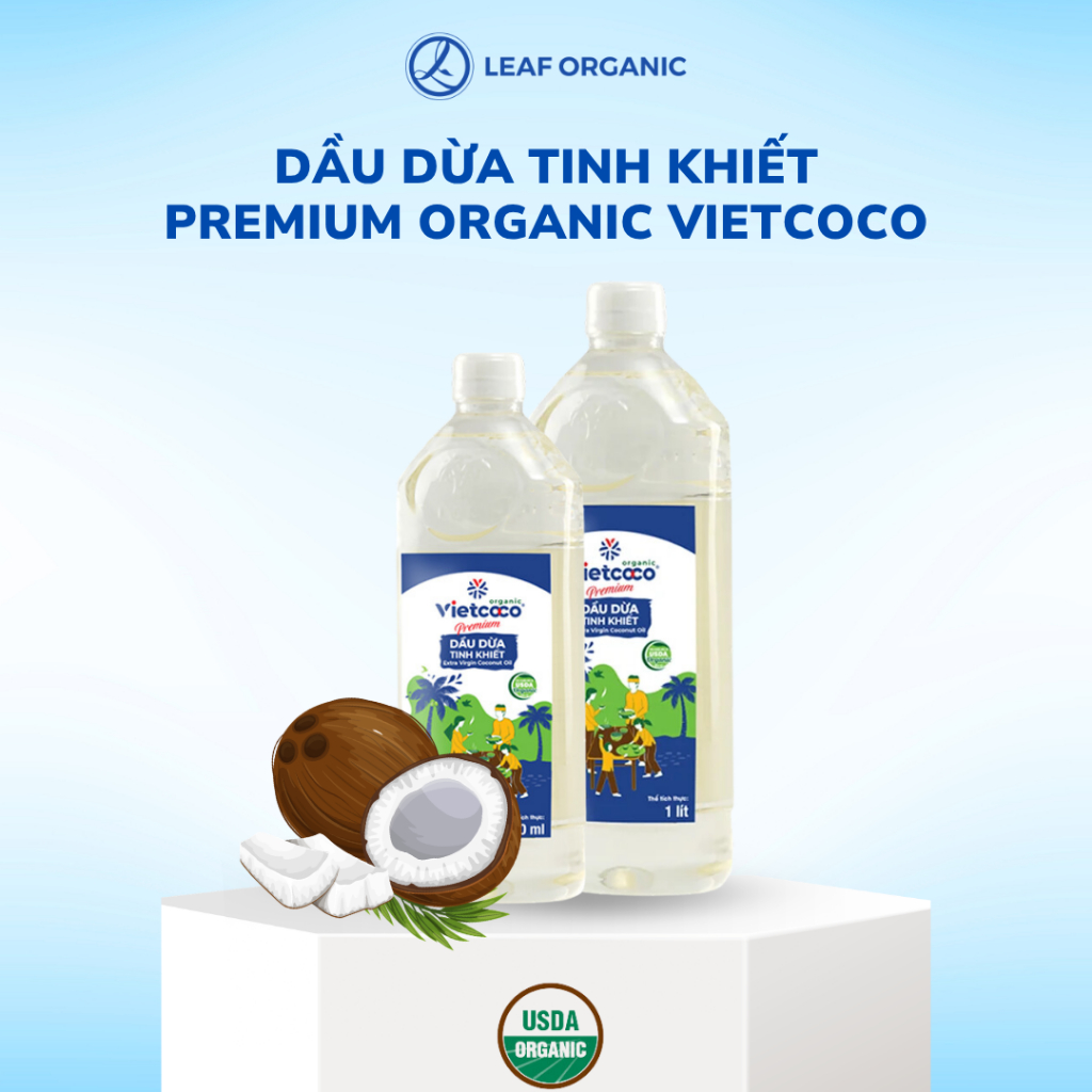 Dầu dừa tinh khiết Organic VIETCOCO 500ml