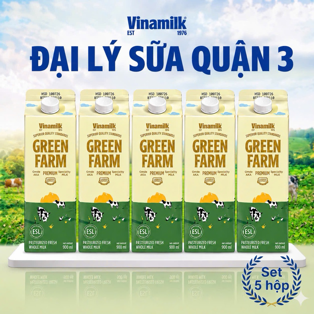 5 Hộp - VINAMILK GREEN FARM