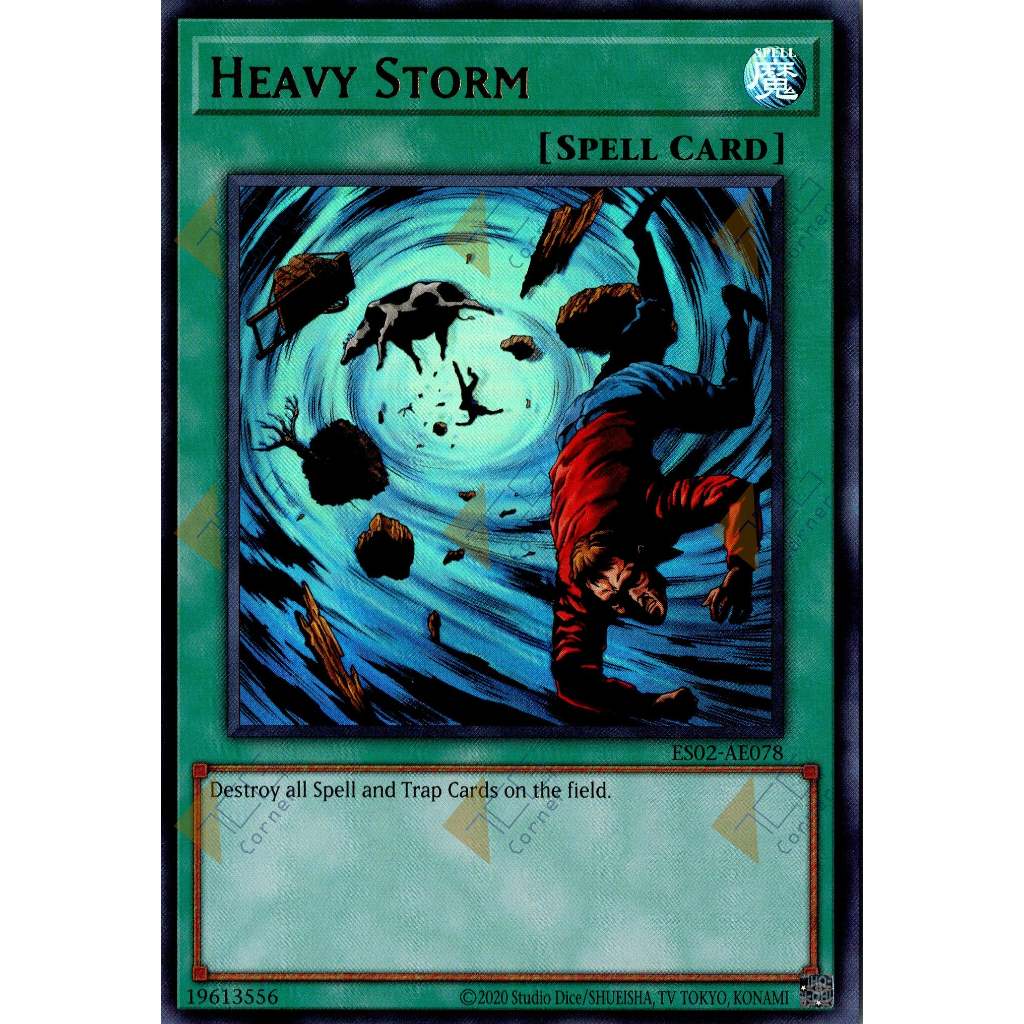 Thẻ bài Yugioh chính hãng: Heavy Storm - ES02-AE078