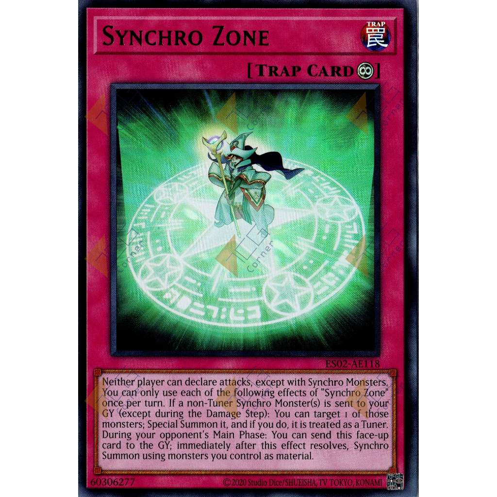 Thẻ bài Yugioh chính hãng: Synchro Zone - ES02-AE118