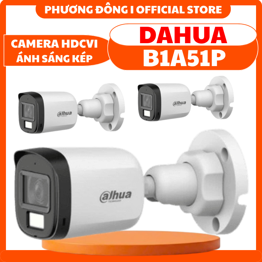 CAMERA HDCVI NGOÀI TRỜI DAHUA DH-HAC-B1A51P-U-IL-A 5MP - ÁNH SÁNG KÉP, TÍCH HỢP MICRO, CHỐNG NGƯỢC S