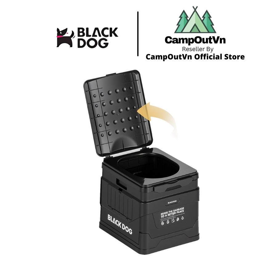 Dụng cụ vệ sinh Blackdog CBD2550PJ079 Toilet di động xếp gọn cắm trại campoutvn A867