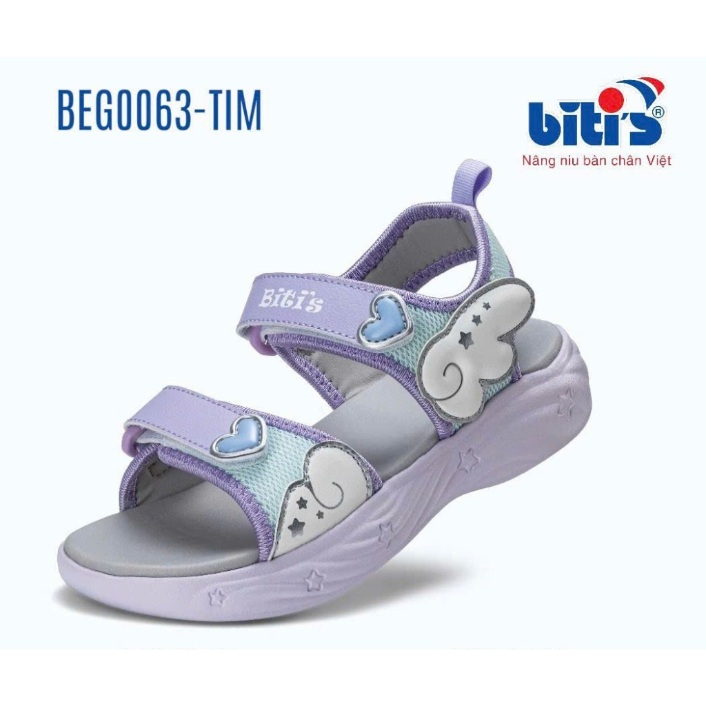 Sandal Biti's bé gái BEG0063 BEG010097 - mẫu mới - chính hãng - ôm chân - đế êm size từ 30 -37 | BigBuy360 - bigbuy360.vn