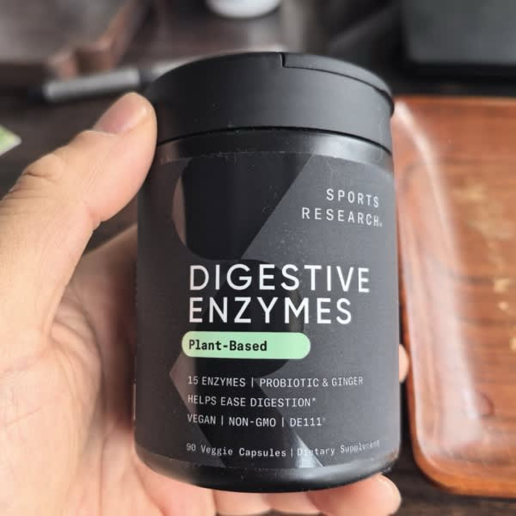Hộp 90 Viên Sports Research Digestive Enzymes Mỹ