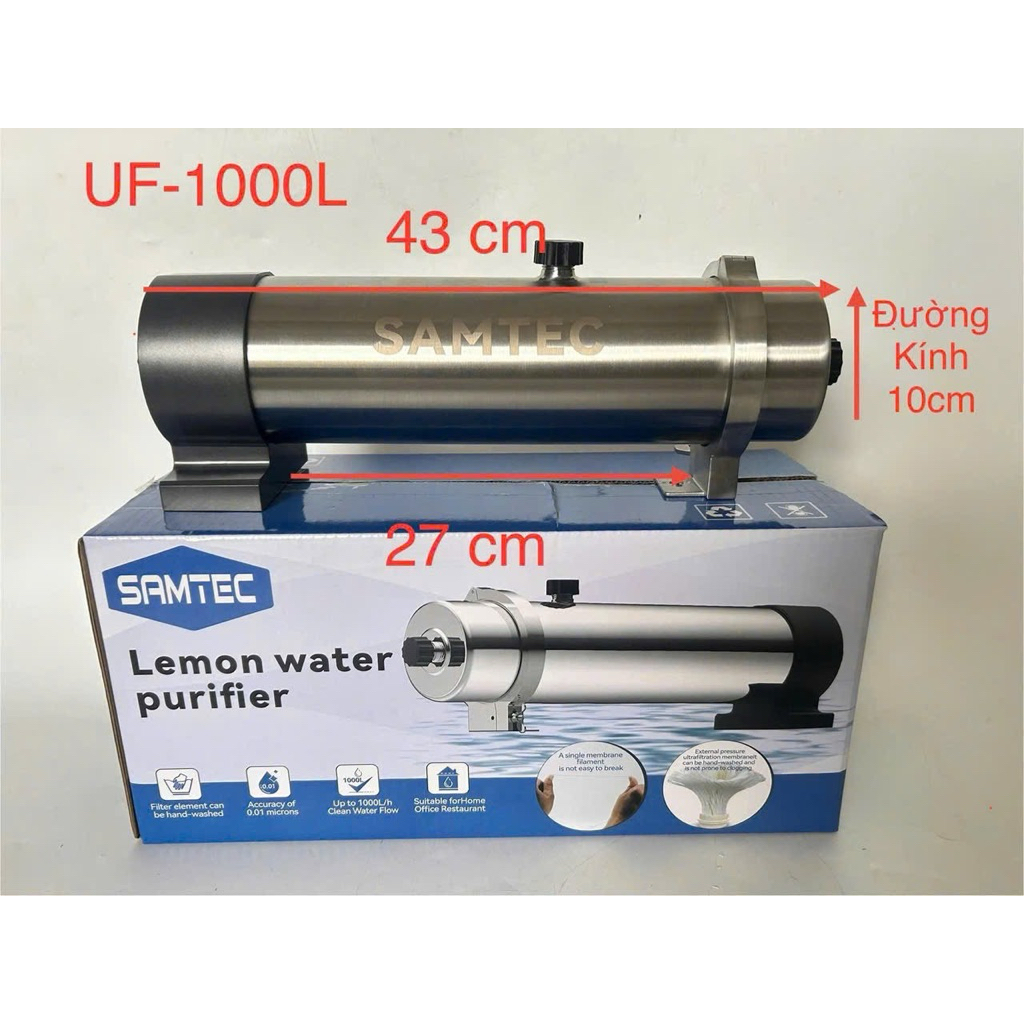 BỘ LỌC TỔNG UF INOX 304  SAMTEC 1000L