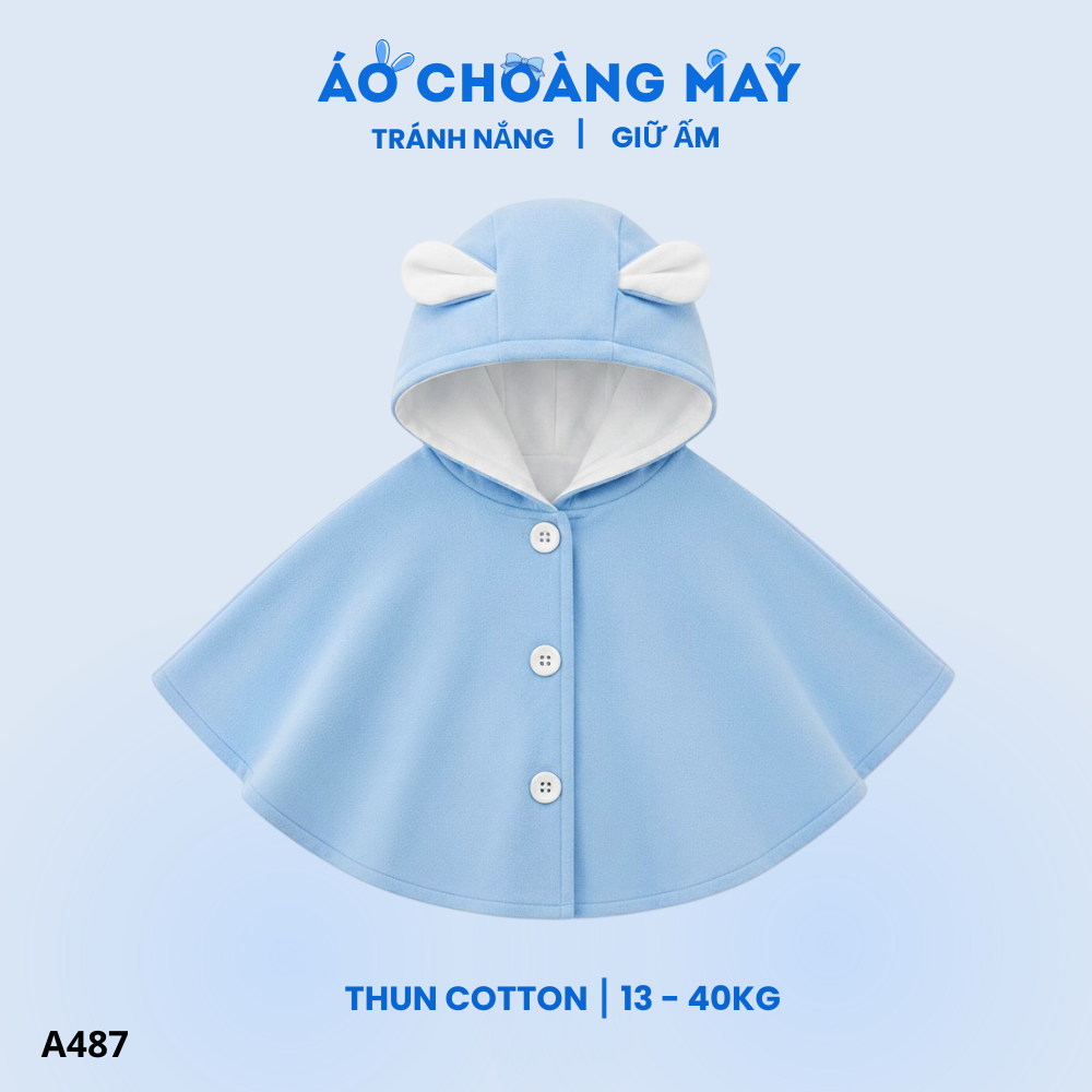 Dài Áo Phũ Nữa Người Bé / Áo Khoác Choàng Cho Bé Trai Và Gái