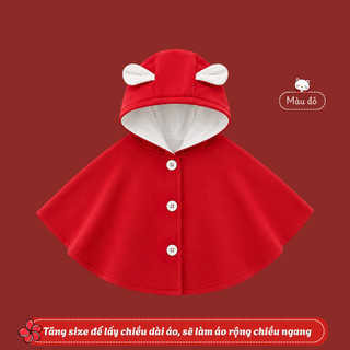 Dài Áo Phũ Nữa Người Bé / Áo Khoác Choàng Cho Bé Trai Và Gái