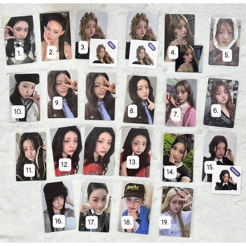 ILLIT CARD ALBUM POB EVENT GLLIT