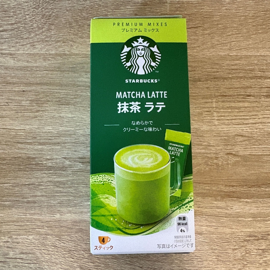 STARBUCKS Premium Mixes Matcha Latte Instant Coffee Sticks 4 Sticks Japan
