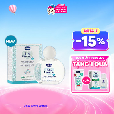 Nước hoa hương tự nhiên 0M+ Chicco 100ml