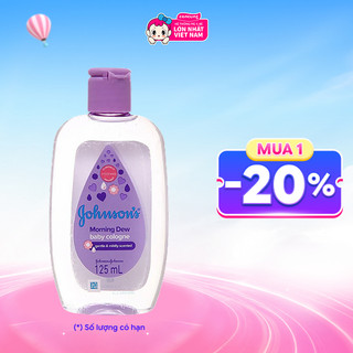 Nước hoa hương ban mai Johnson Baby cho bé 125ml