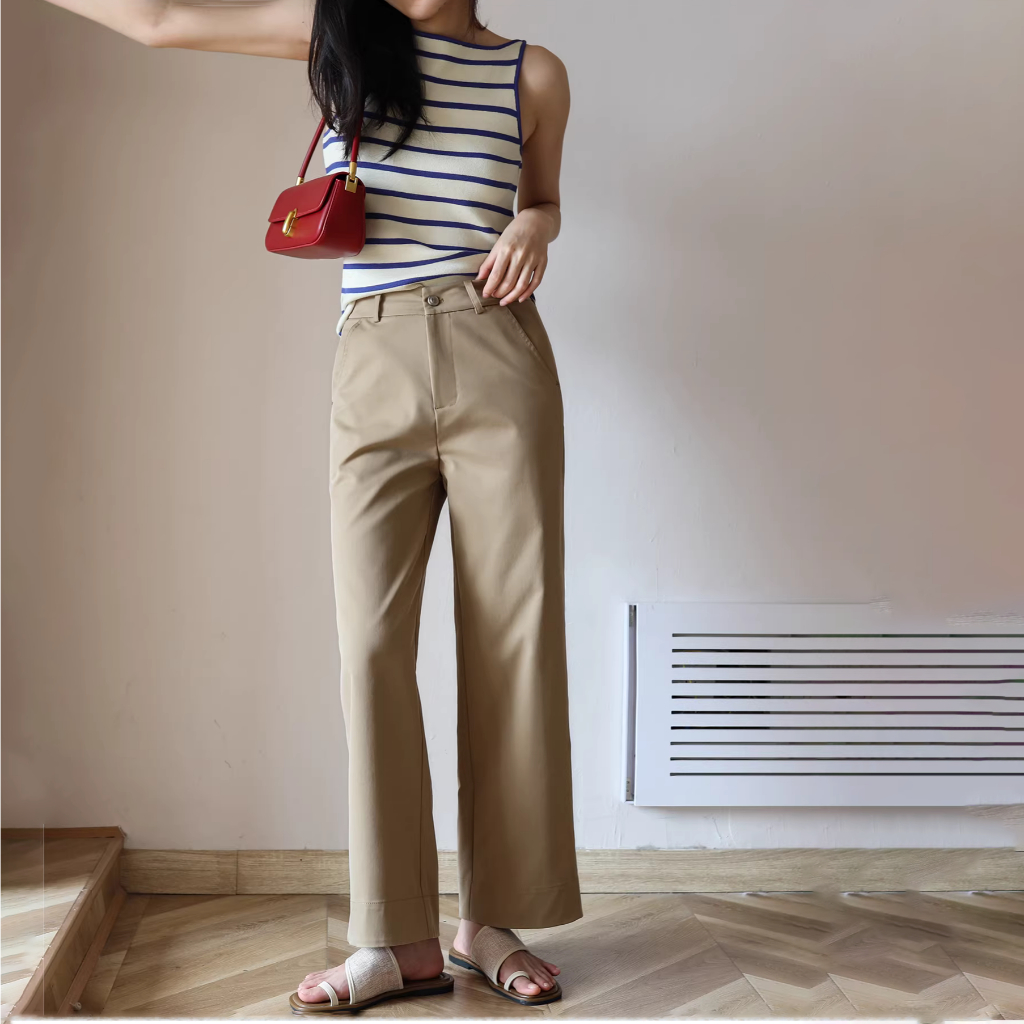 LIGAM - QUẦN KAKI ỐNG SUÔNG MOLLY PANTS - SIZE S/M/L/XL