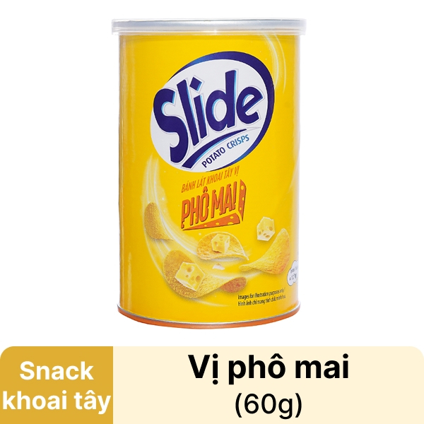 Snack khoai tây Slide các vị 60g