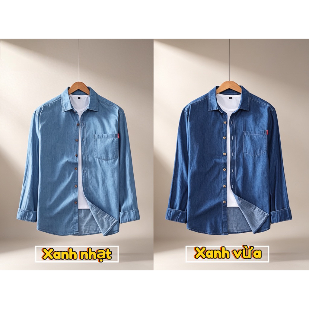 Áo Sơ Mi Jean Nam Cao Cấp - J06