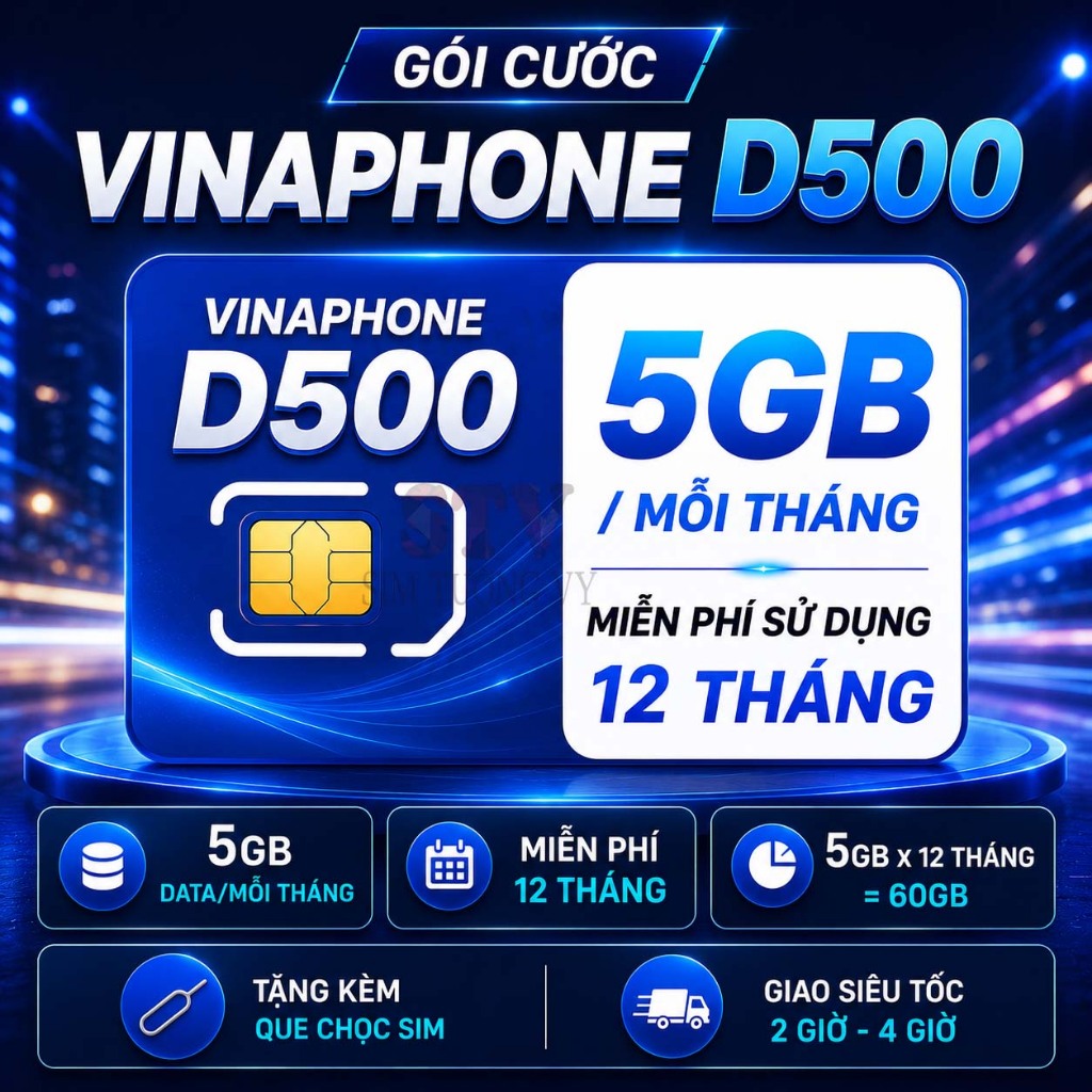 Sim Vinaphone D500, U1500, Big50y, Soda, Fclub, D129v miễn phí từ 01 tháng đến 12 tháng - Sim Tường 