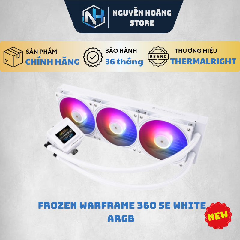 TẢN NHIỆT NƯỚC THERMALRIGHT FROZEN WARFRAME 360 SE WHITE ARGB - CHÍNH HÃNG BẢO HÀNH 36 THÁNG