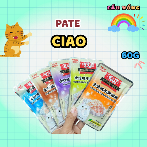 [Hỏa Tốc] Pate CIAO Cho Mèo - Gói 60g