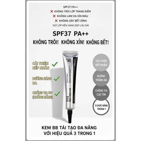 KEM CHỐNG NẮNG PSI BB Cream của thương hiệu Pion-Tech.(TRANG ĐIỂM VÀ DƯỠNG DA ) KOREA 30ML