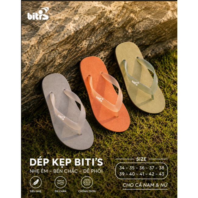 Dép quai kẹp nam nữ (size 34-43)