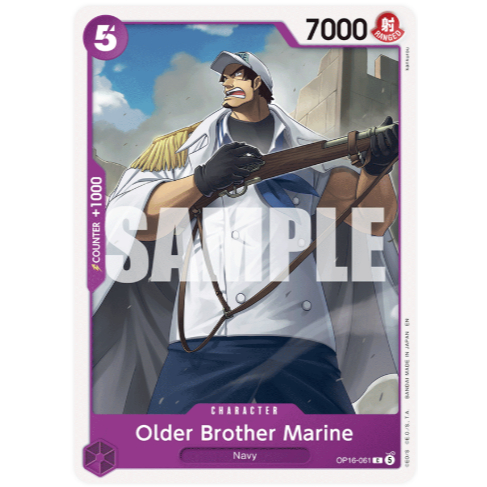 [Thẻ bài OnePiece] OP16-061 | C | CHARACTER Older Brother Marine