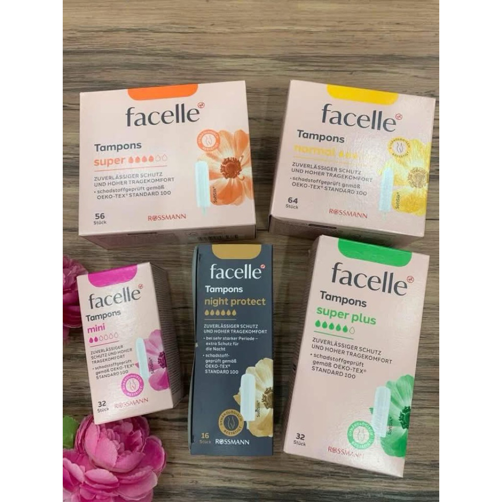 Lẻ 10 cái tampon facelle hàng Đức
