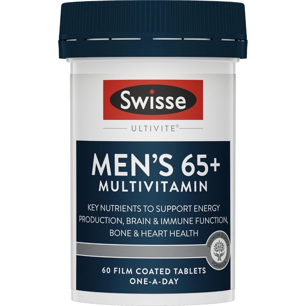 Swisse Ultivite Men's 65+ Multivitamin - 60 Tablets