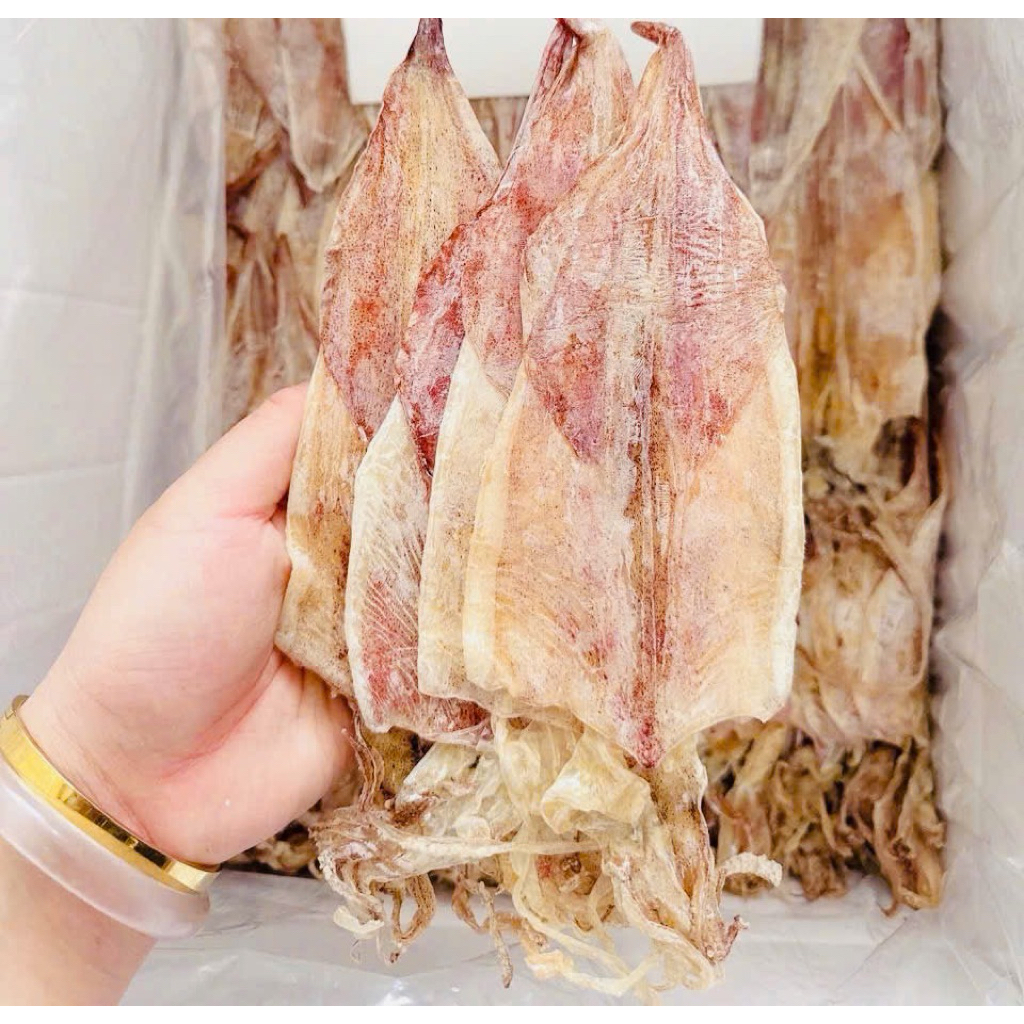Muc kho cau tay song doc Ca mau 60 con 1kg 250gr