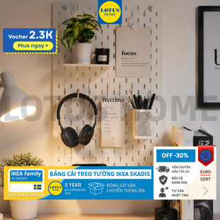 [KHÔNG PHỤ KIỆN] IKEA Bảng cài treo tường IKEA SKADIS Tối ưu không gian treo đồ của bạn kích thước 36x56cm
