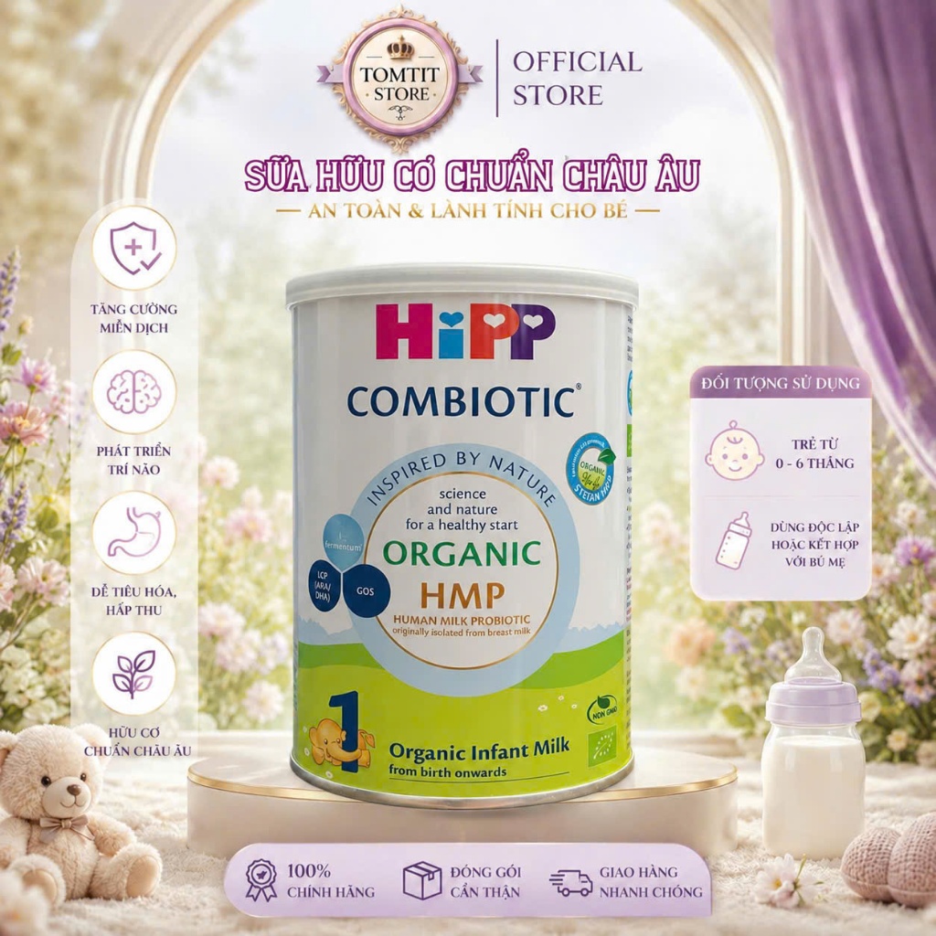 Sữa bột công thức HiPP 1 Organic Combiotic 350g