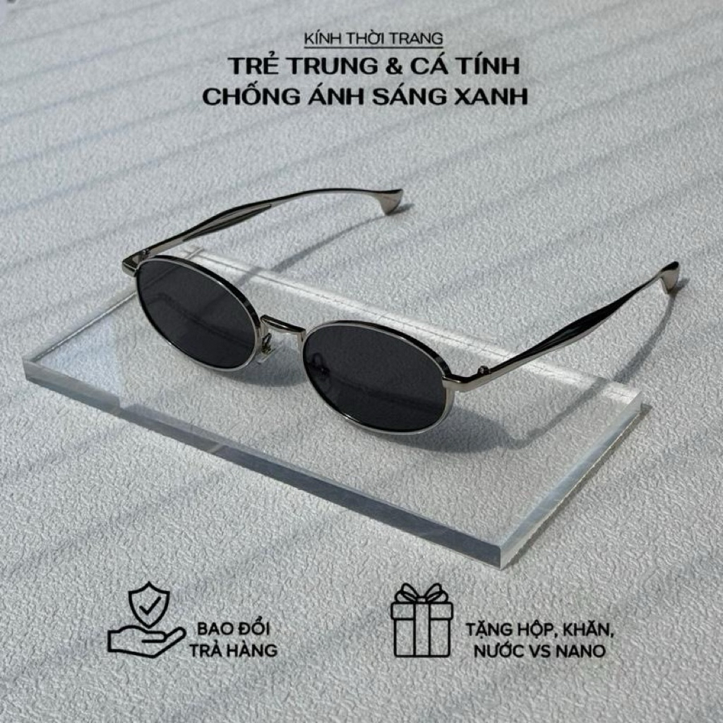 Kính Râm Nữ Mắt Oval TB1, Kính Râm Nữ Sang Chảnh Chống UV400, Kính Râm Chống Nắng Oval Sành Điệu