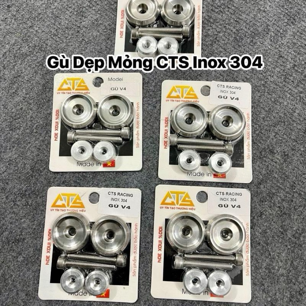 GÙ DẸP V4 CTS . INOX 304 CNC .HÀNG THƯƠNG HIỆU CTS