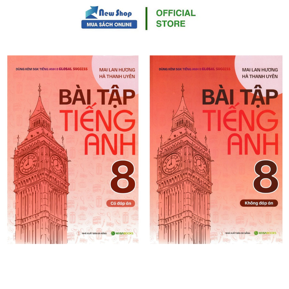 Sách - Bài Tập Tiếng Anh 8 (Dùng Kèm SGK Tiếng Anh 8 Global Success) - HASA