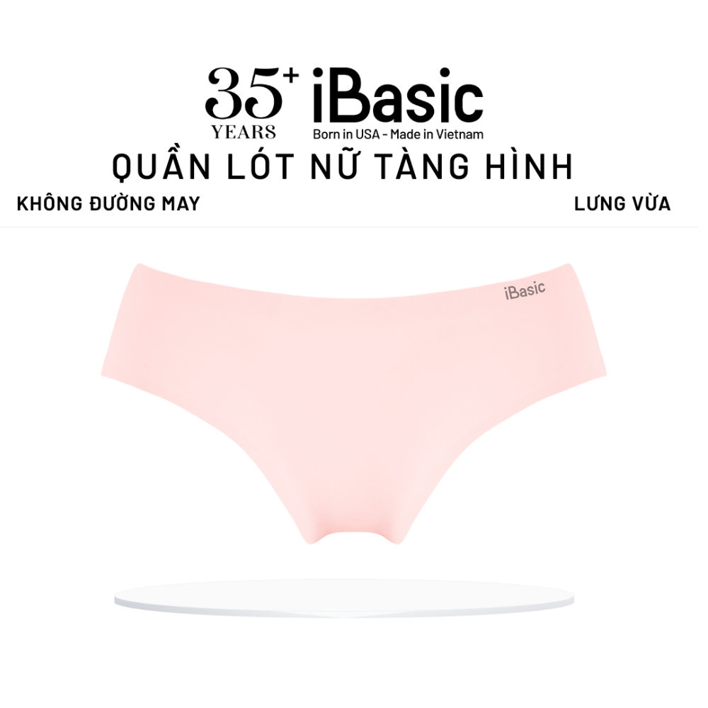 Quần lót su nữ lưng vừa không đường may không lộ viền iBasic V188 Có size 5XL