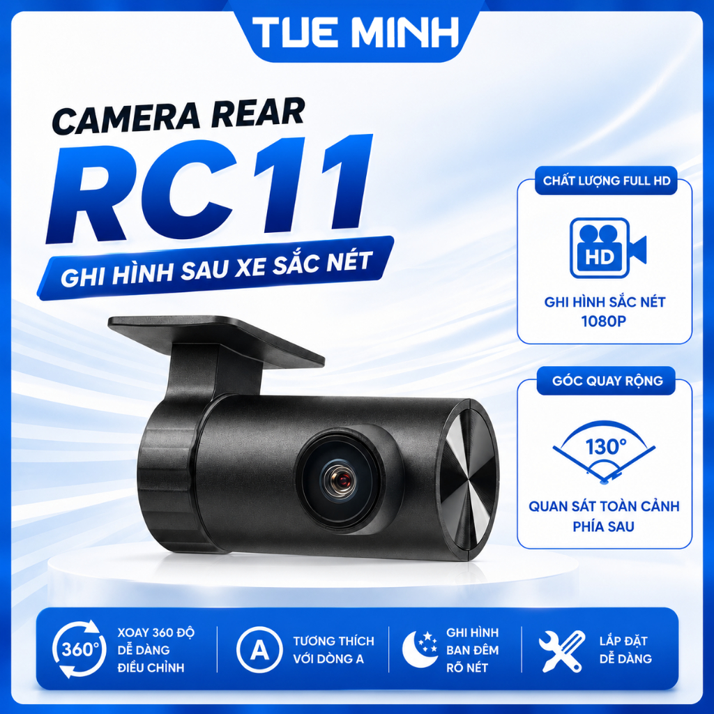 70mai Camera Rear RC11 - Cam sau dùng cho 70mai Dash Cam