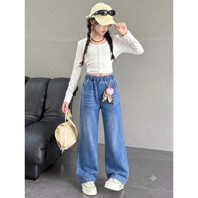 [Sale Mã Mới] Quần Jean Ống Loe, Quần Bò Ống Loe Phong Cách Thời Trang Cho Các Bé Gái JT311