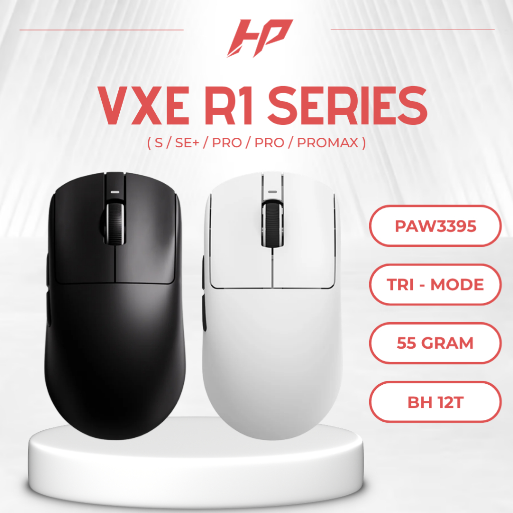 [HỎA TỐC] Chuột Gaming Không Dây VXE R1 SE+ / R1 SE / R1 Pro / R1 Pro Max - 3MODE - BH12T