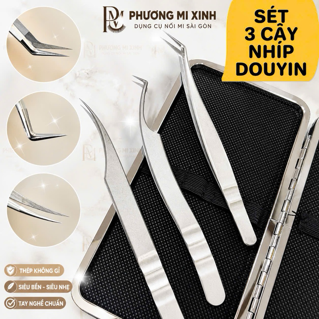 Nhíp Douyin _Nhíp nối mi Douyin trung hoa thiết kế _dụng cụ nối mi