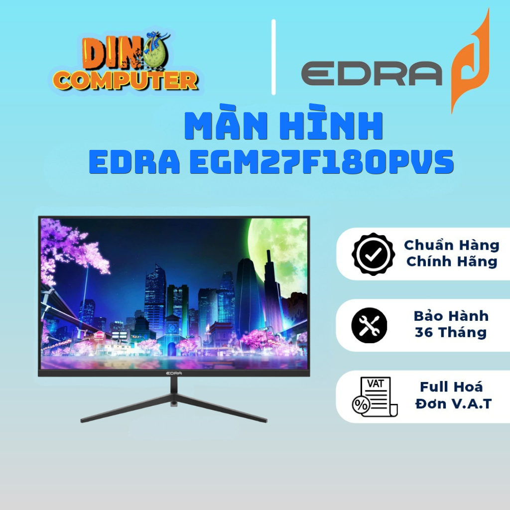 Màn Hình Gaming EDRA EGM27F180PVS (27 inch - FHD - IPS - 180Hz - 1ms)