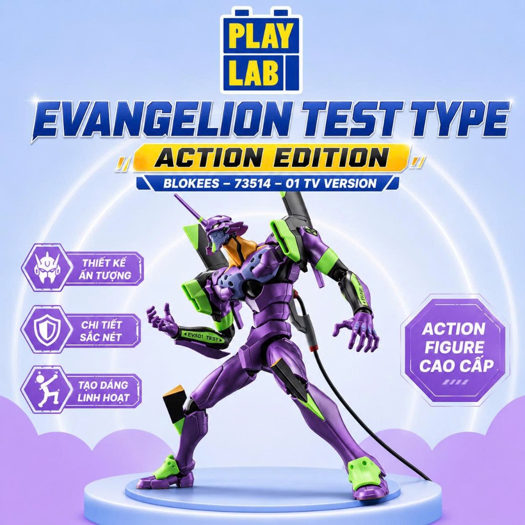 Blokees – 73514 – Action Edition Evangelion Test Type – 01 TV version