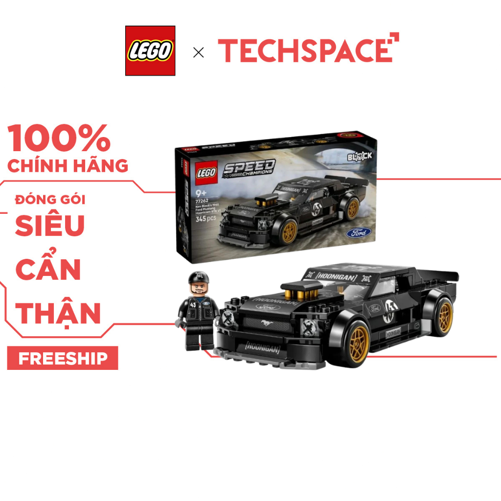 Bộ Mô Hình LEGO Speed Champions Xe Ford Mustang Hoonicorn 1965 #77262