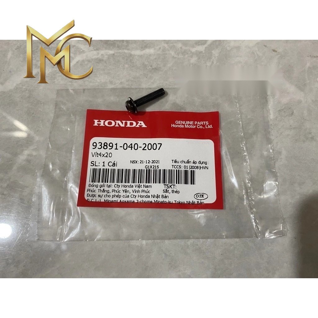 Vít 4x20 Bắt Đầu Wave (938910402007)