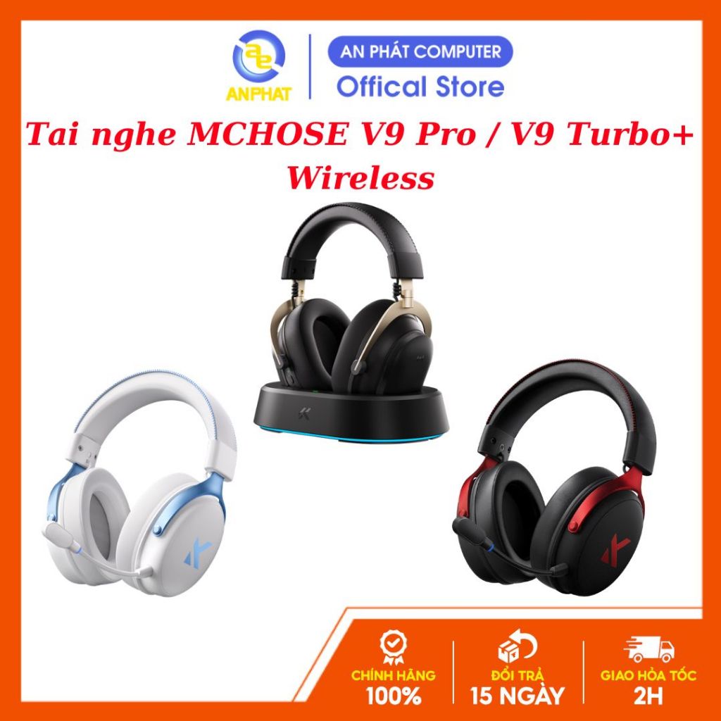 Tai nghe MCHOSE V9 Pro / V9 Turbo+ Wireless hàng chính hãng BH 12 tháng Full VAT
