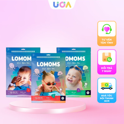 [Gói 3 miếng] Bỉm quần bơi Lomoms Swimming Paint đủ size L/XL/XXL cho bé