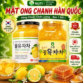 【Hàng Chuẩn Chất Lượng】Mật Ong Chanh Đào Mẫu Mới Hũ 1kg Hàn Quốc 🇰🇷 | Trà mật ong Chanh Sâm Gừng