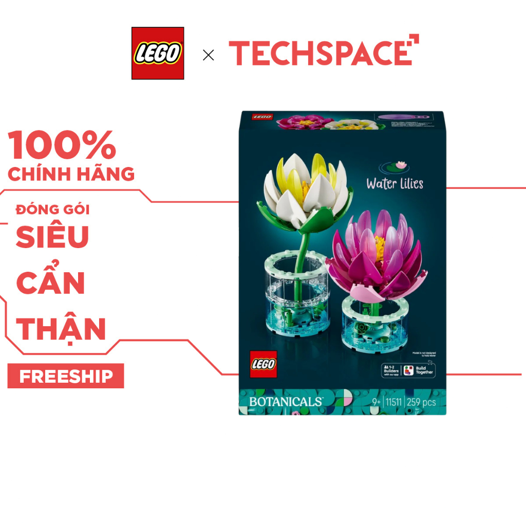 Bộ Mô Hình LEGO Botanicals Hoa Súng #11511