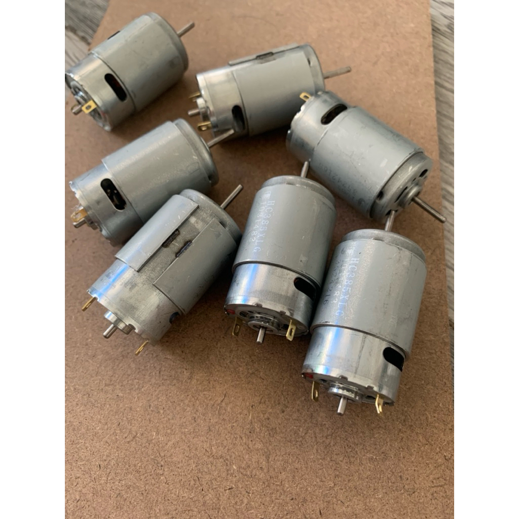 Động Cơ DC Johnson Motor HC385XLG Siêu Khỏe - Motor 385 Trục 2.3mm Tốc Độ Cao Cho Máy Chế Cháo, Robo