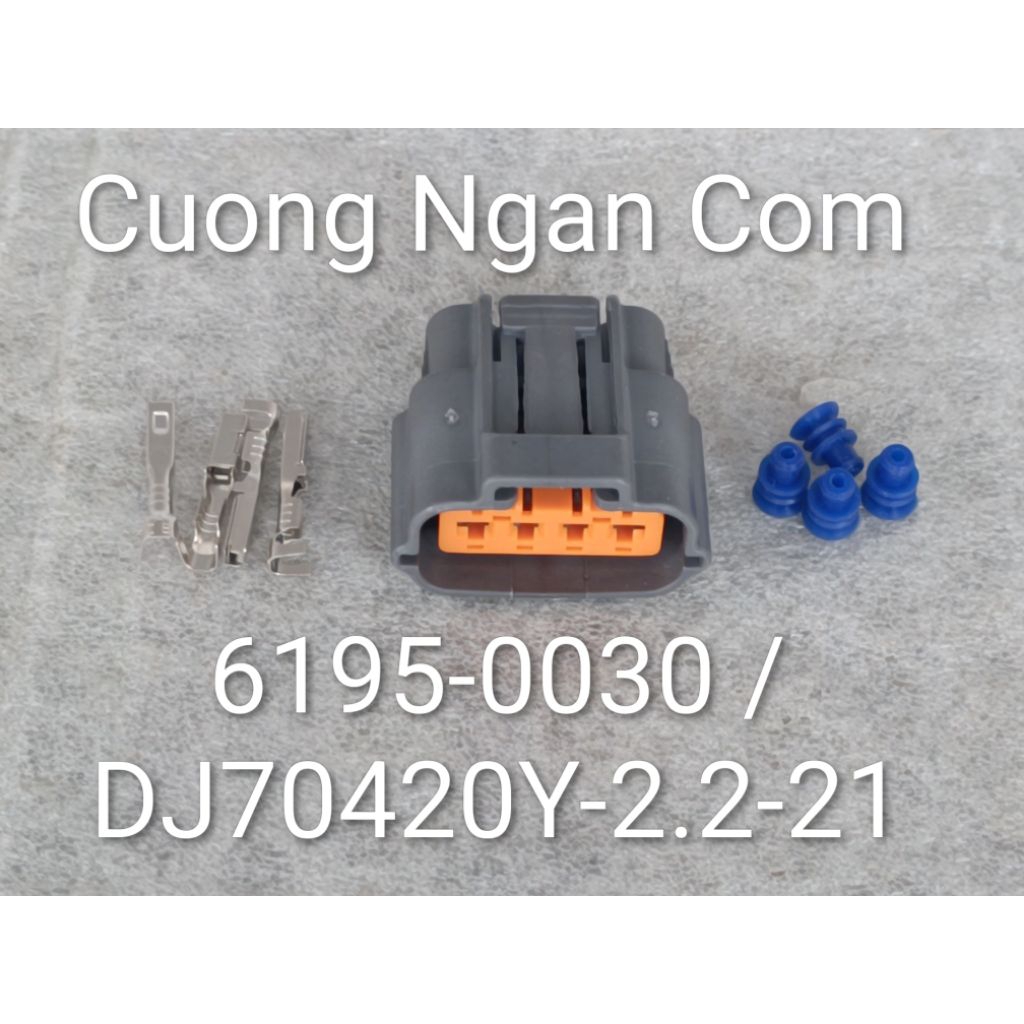 Giắc cắm cái 4 dây chia điện cây delco (plug) 6195-0030 / DJ70420Y-2.2-21