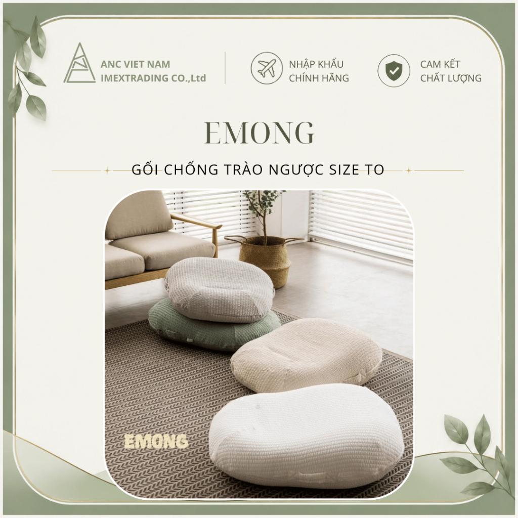 Gối chống trào ngược Emong size 74x83cm
