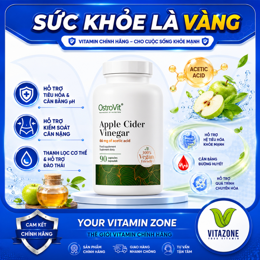 OstroVit Apple Cider Vinegar 90 Capsules